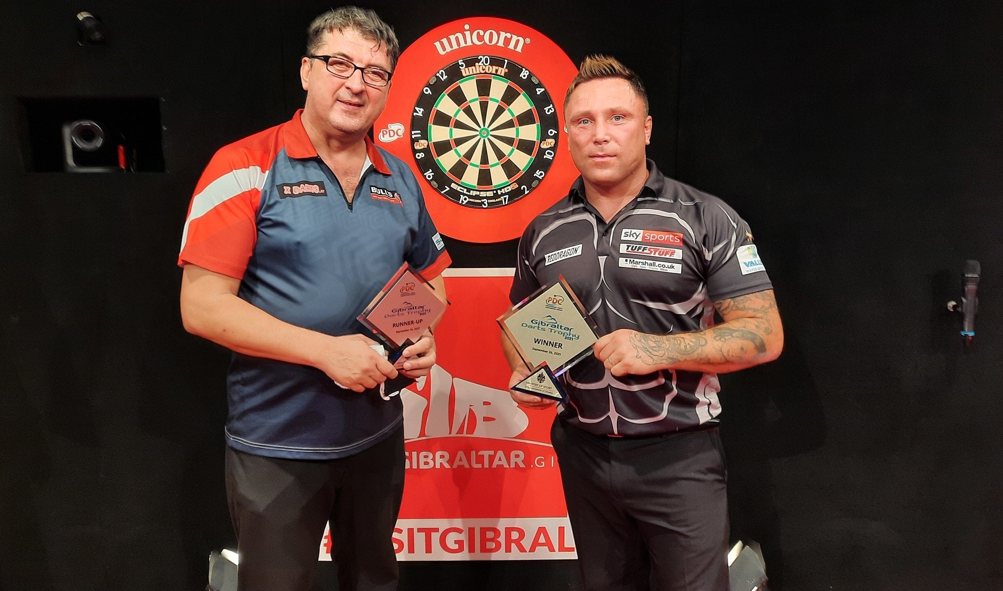 Price whitewashes Suljovic to claim Gibraltar Darts Trophy title
