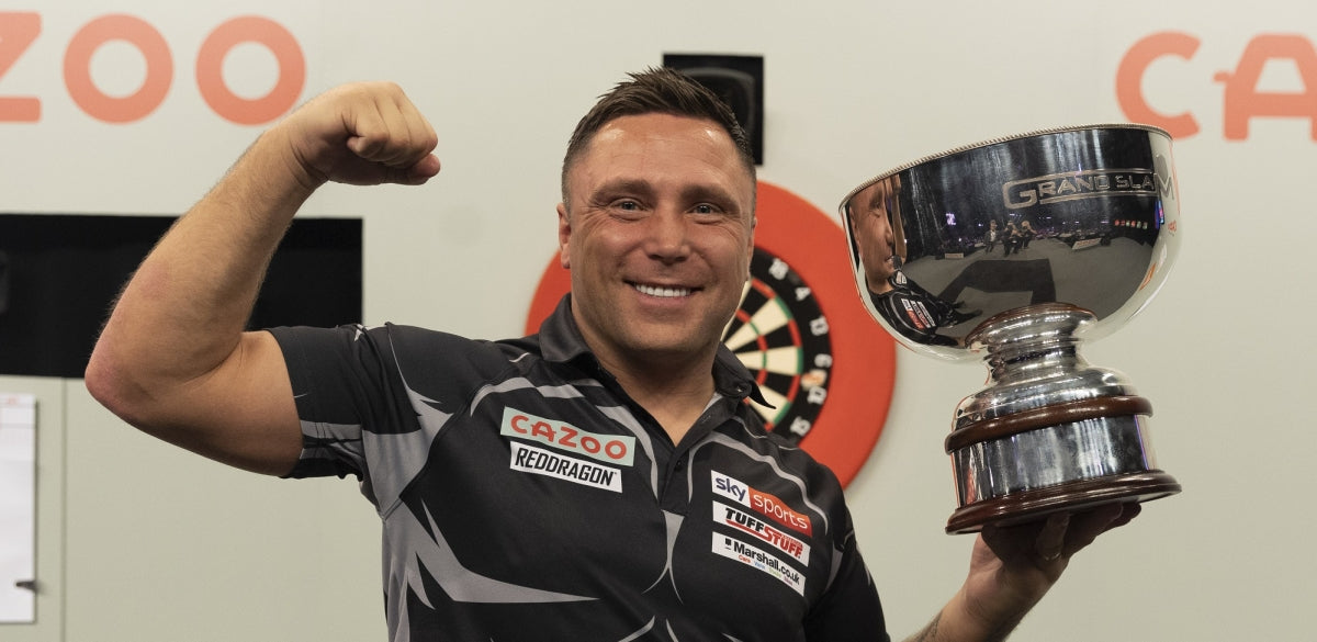Peerless Price completes Cazoo Grand Slam of Darts treble
