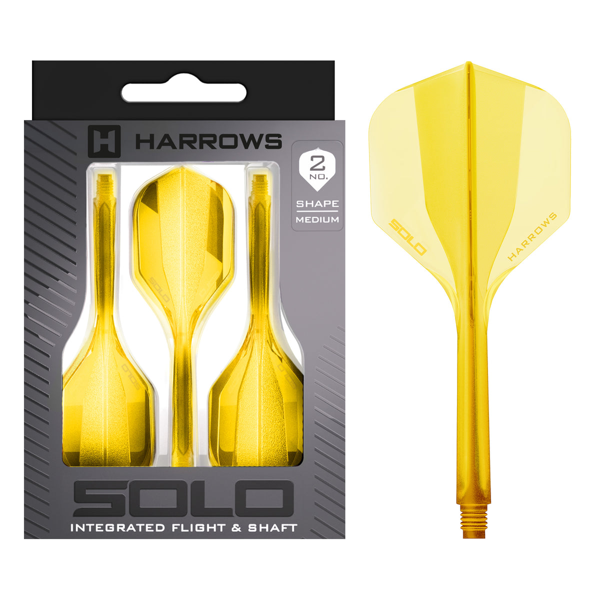 Solo No.2 Integrated Flight and Shaft - Yellow