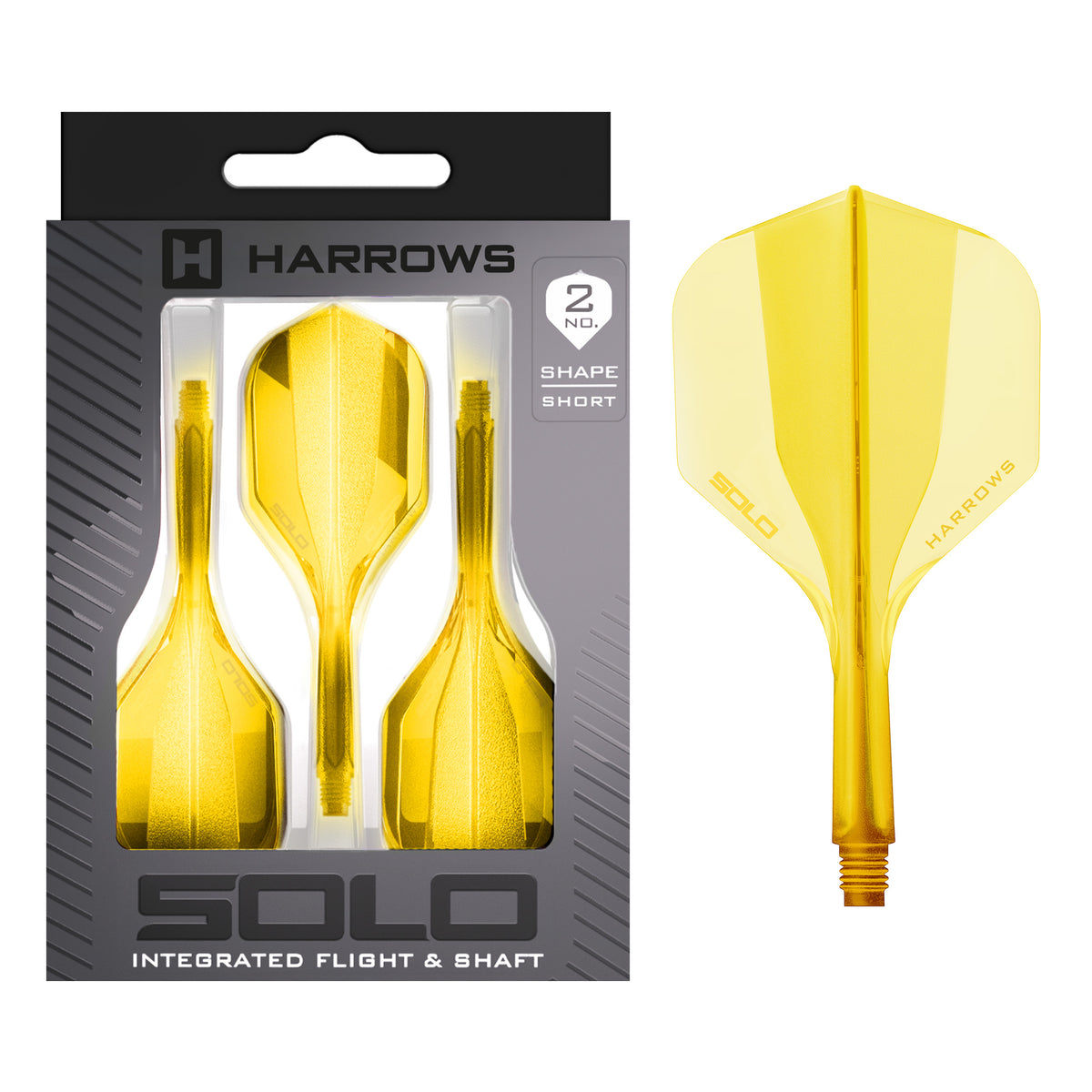 Solo No.2 Integrated Flight and Shaft - Yellow