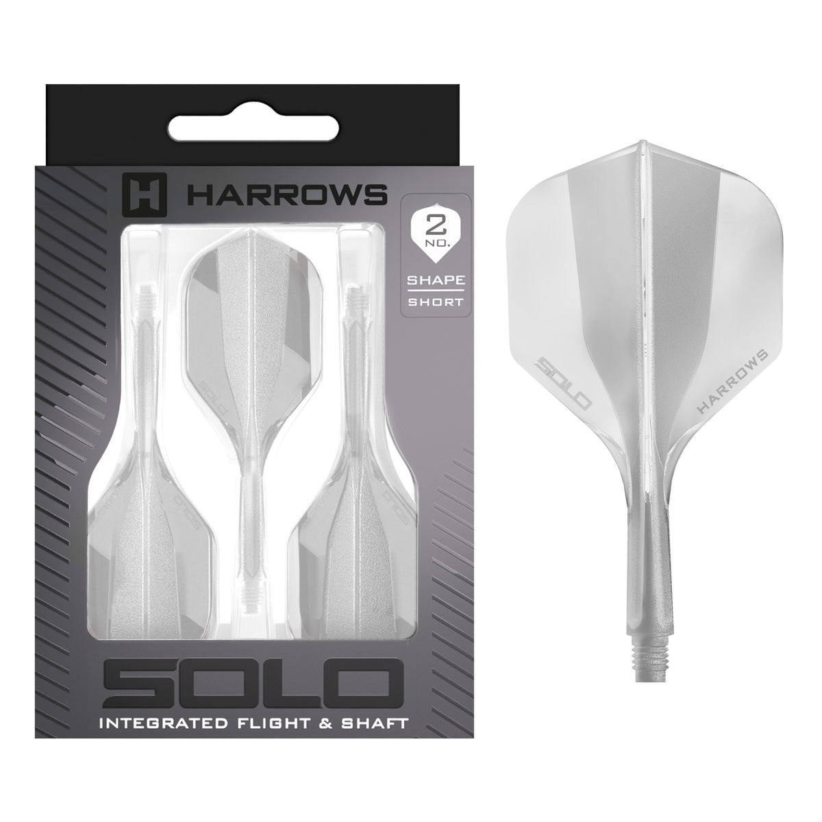 Solo No.2 Integrated Flight and Shaft - Clear