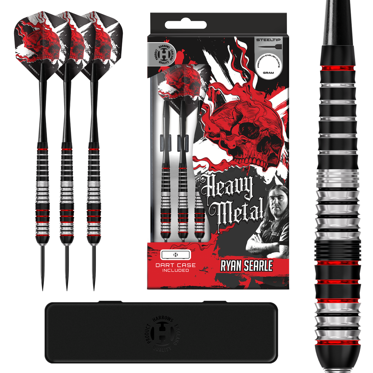 Heavy Metal Ryan Searle Stainless Steel Darts