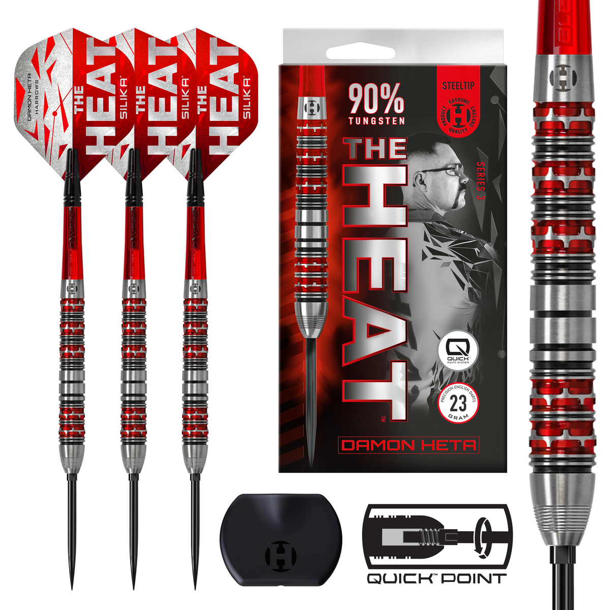 Damon Heta 90% Series 3 Quick Point Darts