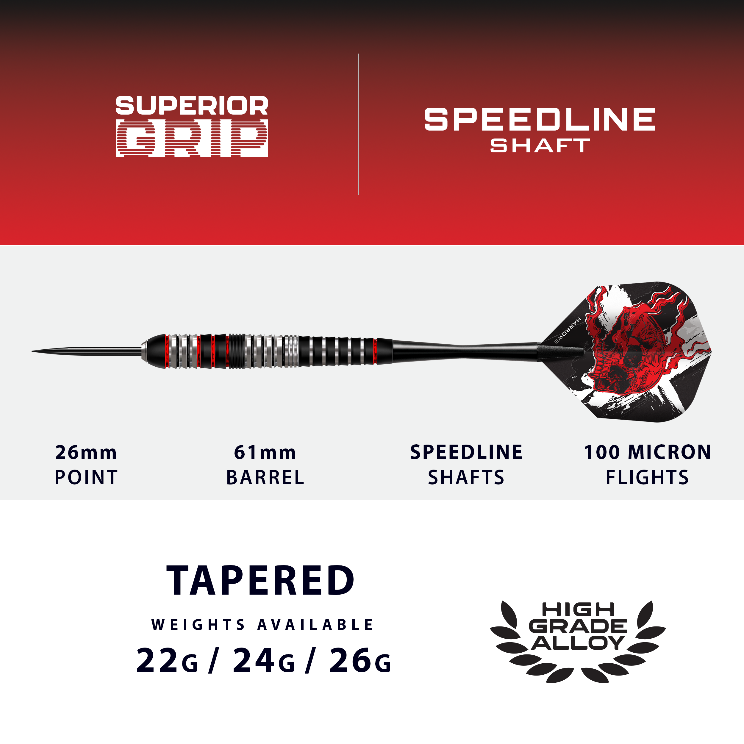 Heavy Metal Ryan Searle Stainless Steel Darts
