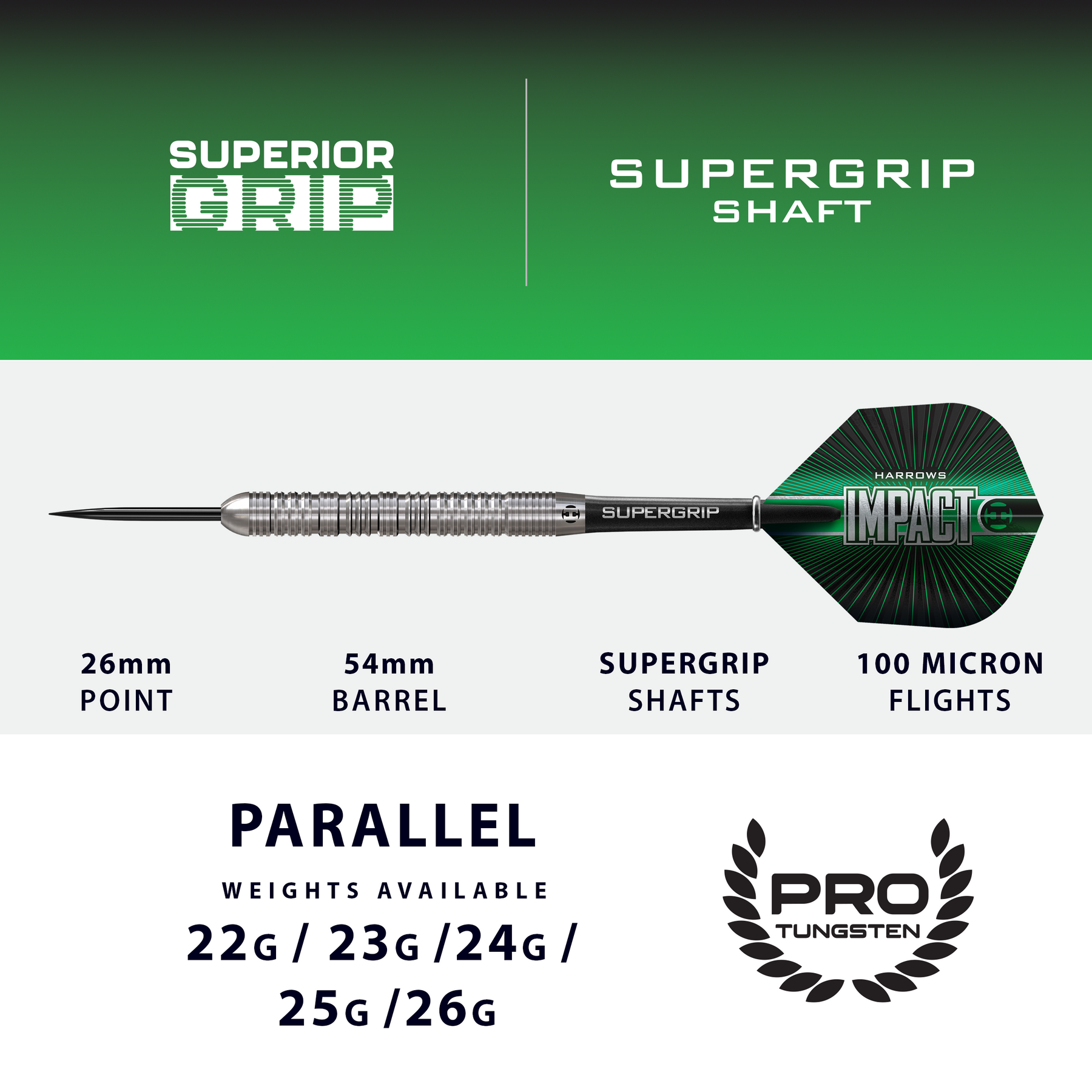 Impact Steel Tip Darts