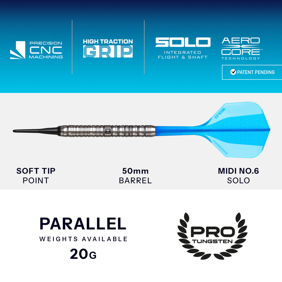 Flux Pro Tungsten Soft Tip Darts
