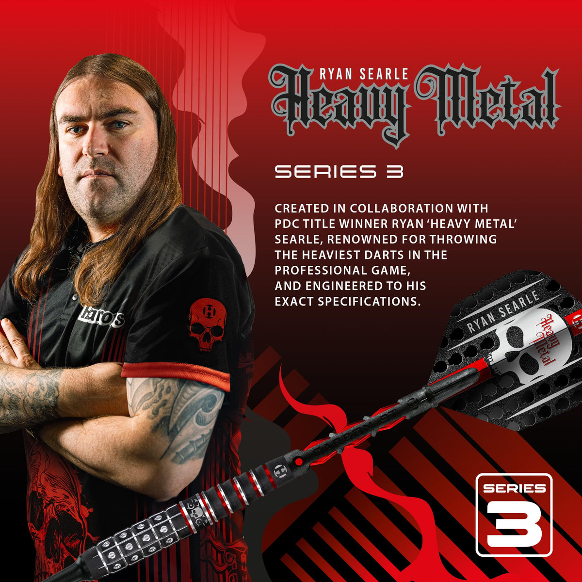 Ryan Searle 90% Series 3 Soft Tip Darts
