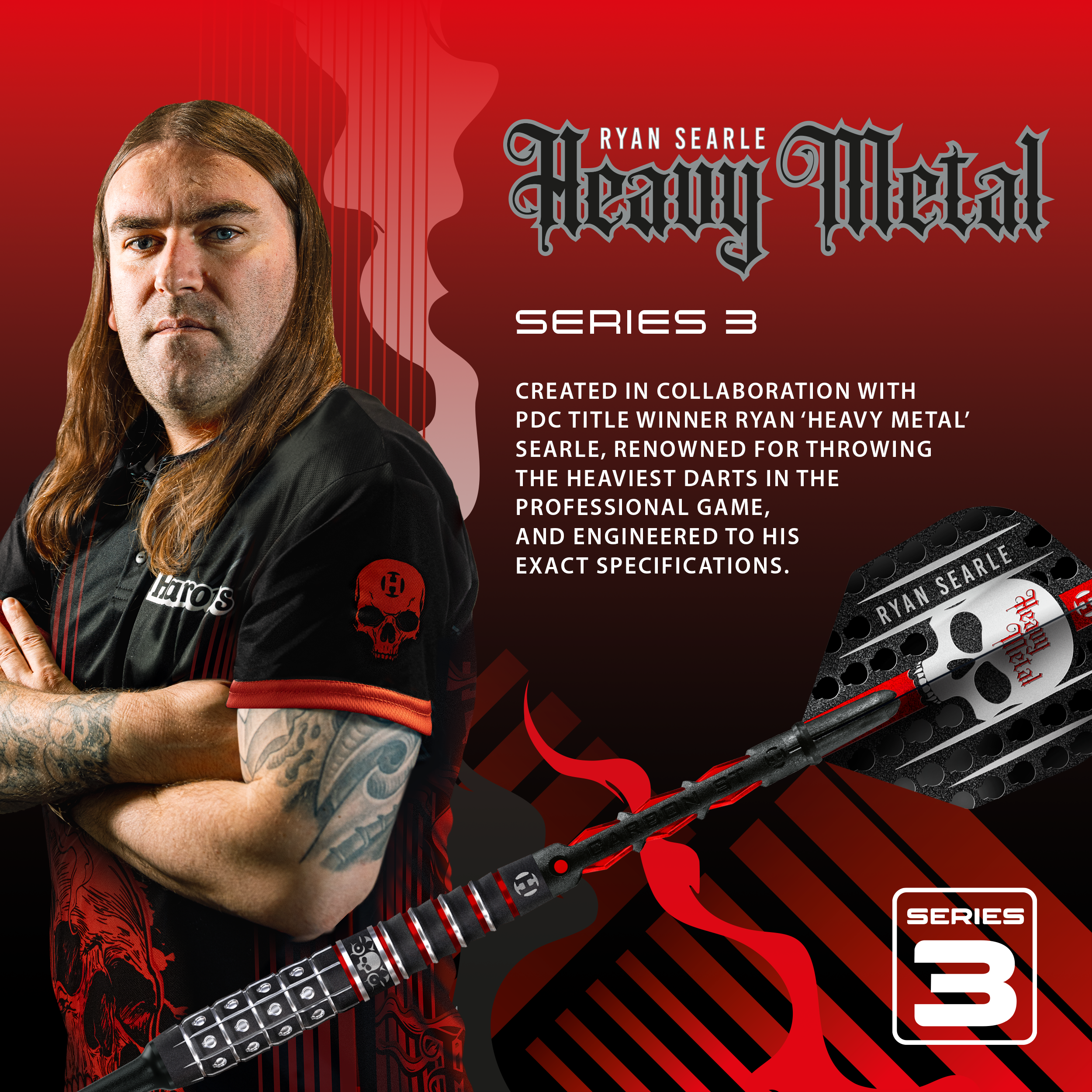 Ryan Searle 90% Series 3 Soft Tip Darts