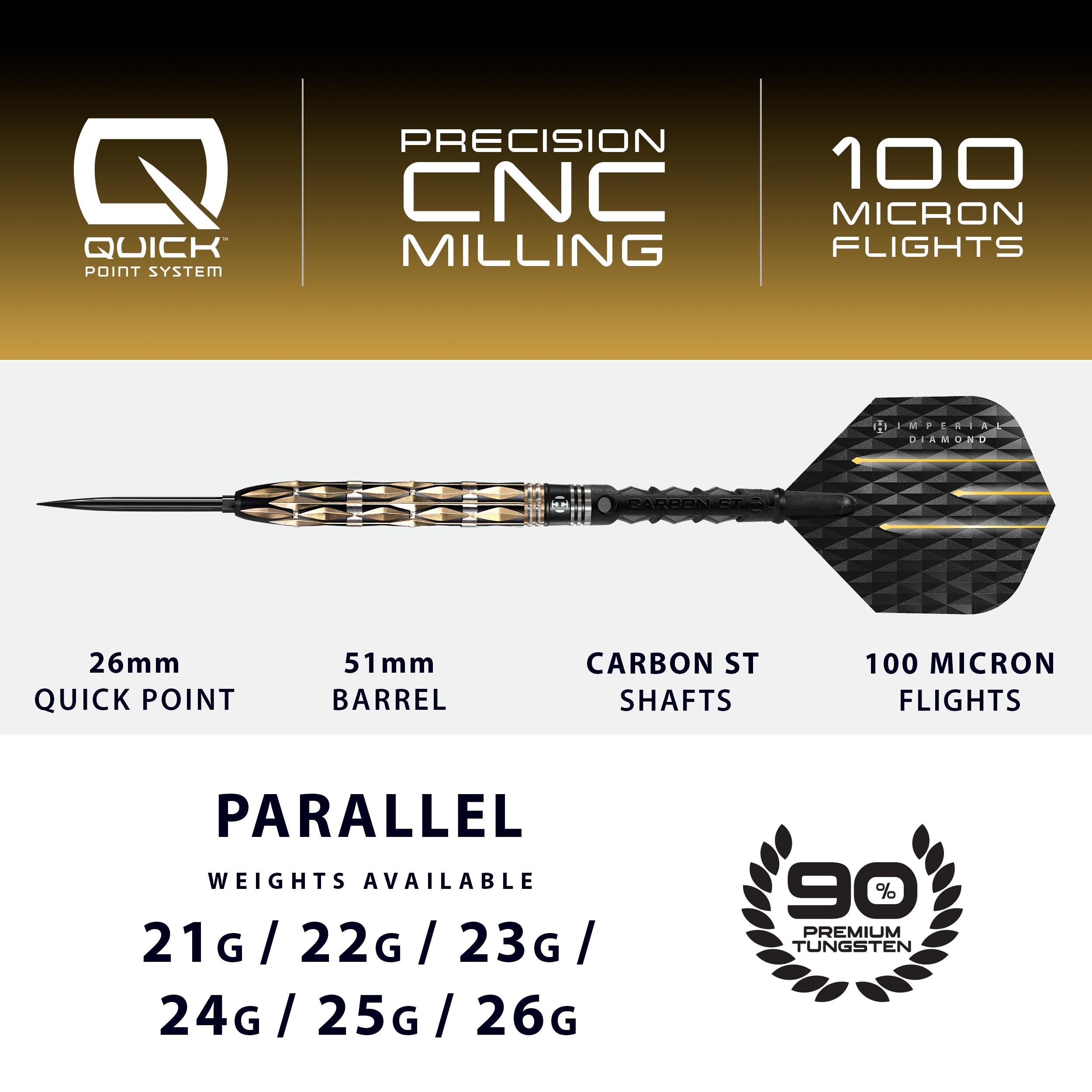 Imperial Diamond 90% Quick Point Darts