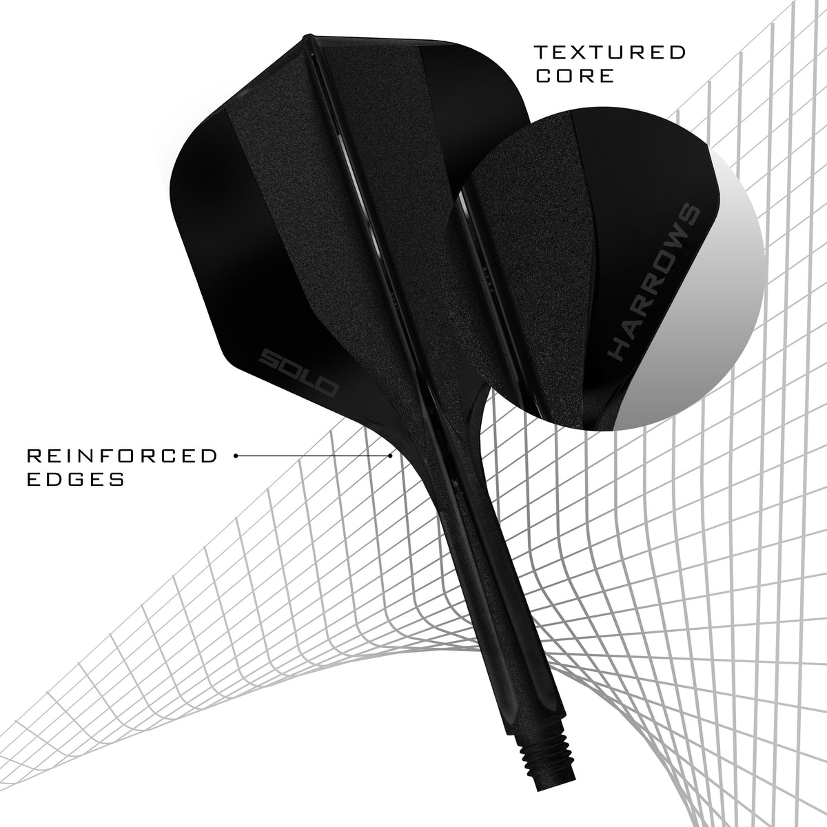 Solo No.2 Integrated Flight and Shaft - Black