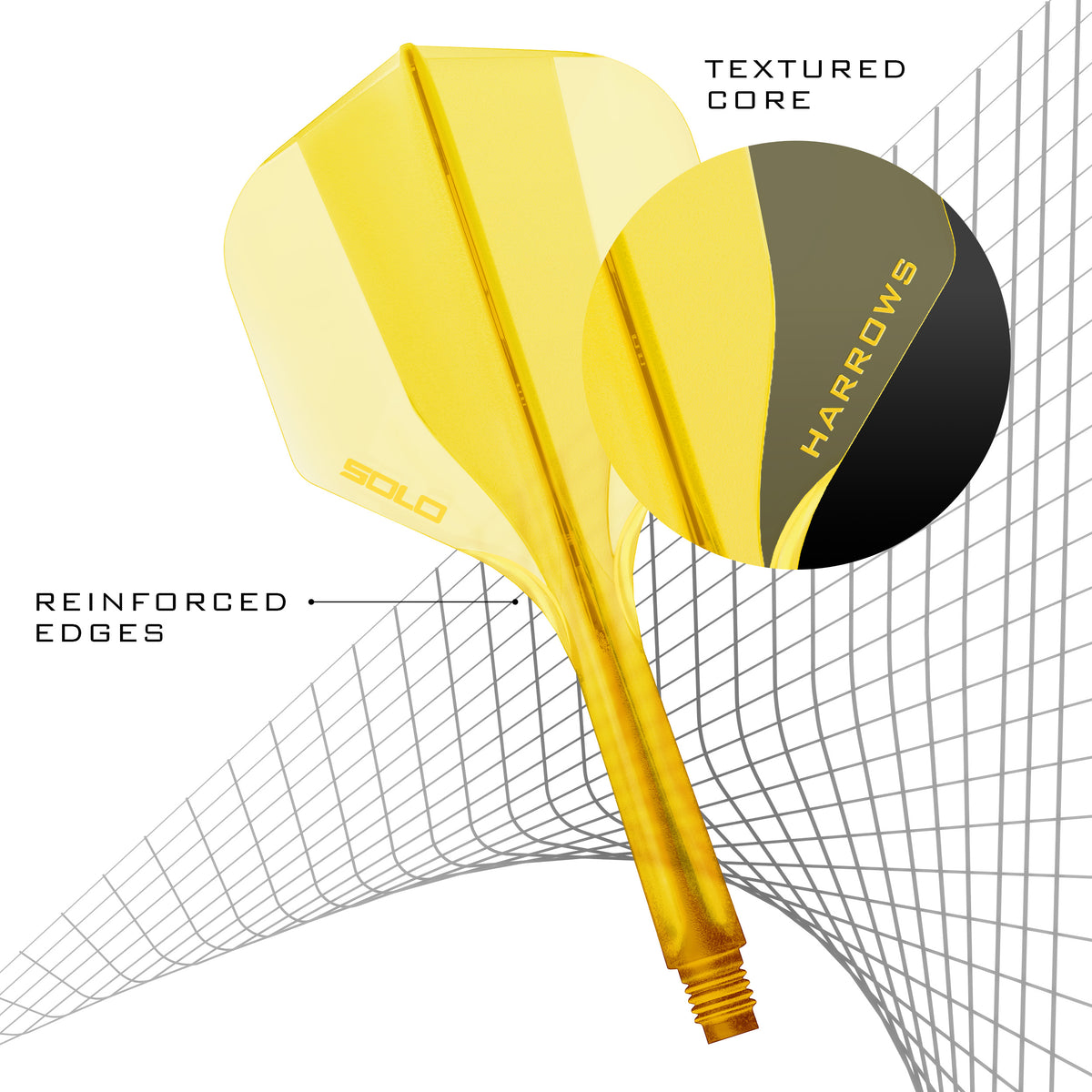 Solo No.2 Integrated Flight and Shaft - Yellow