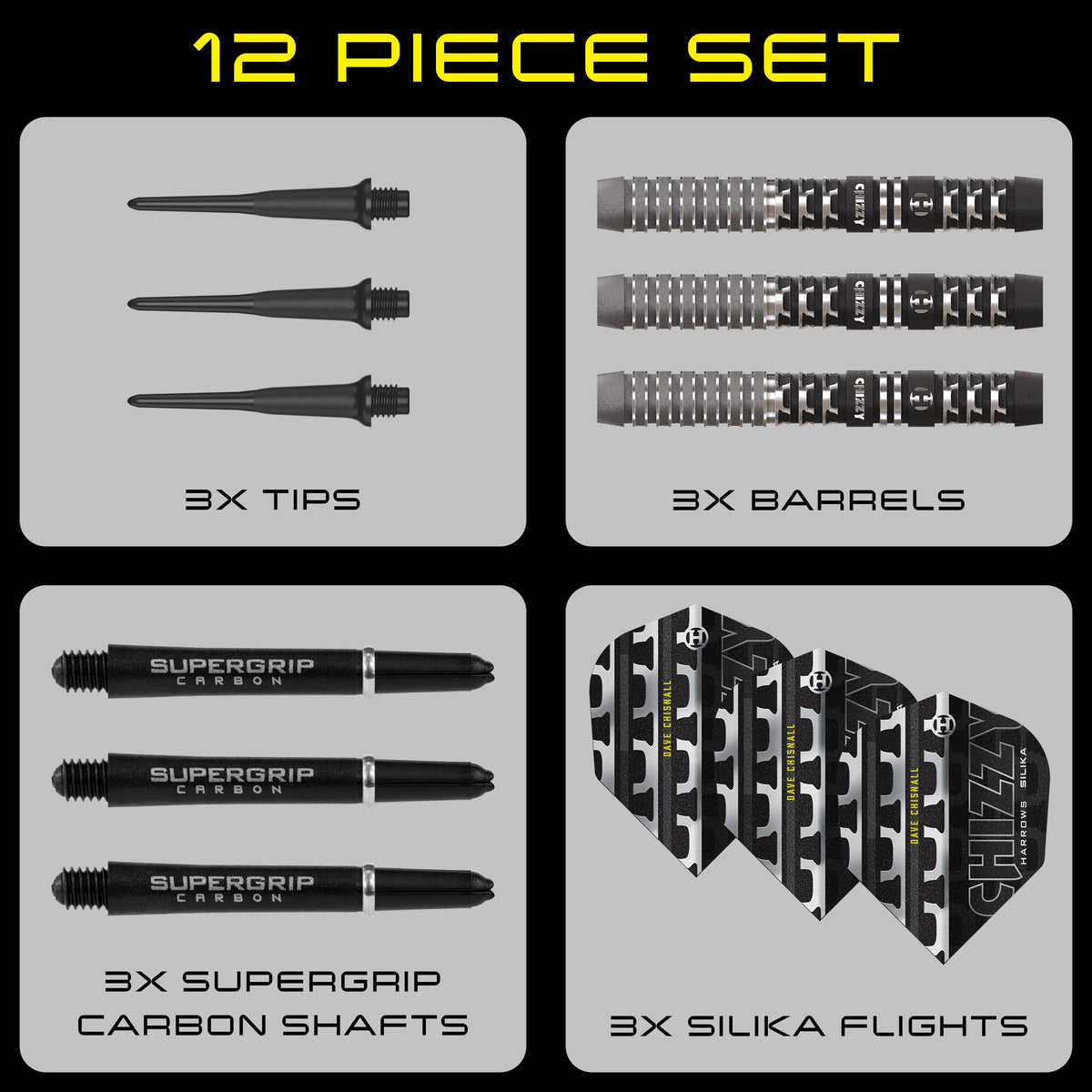 Chizzy 90% Series 4 Soft Tip Darts