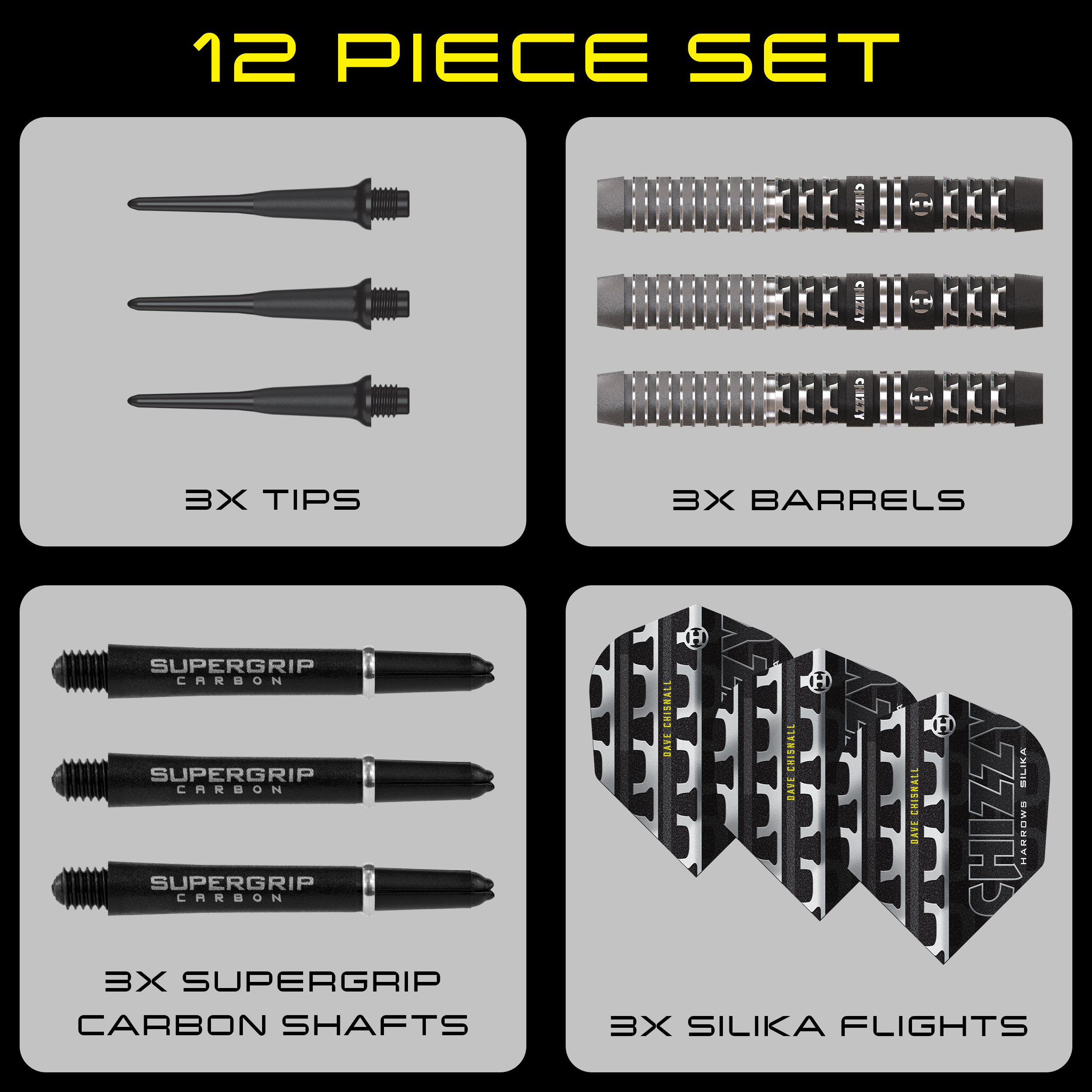 Chizzy 90% Series 4 Soft Tip Darts