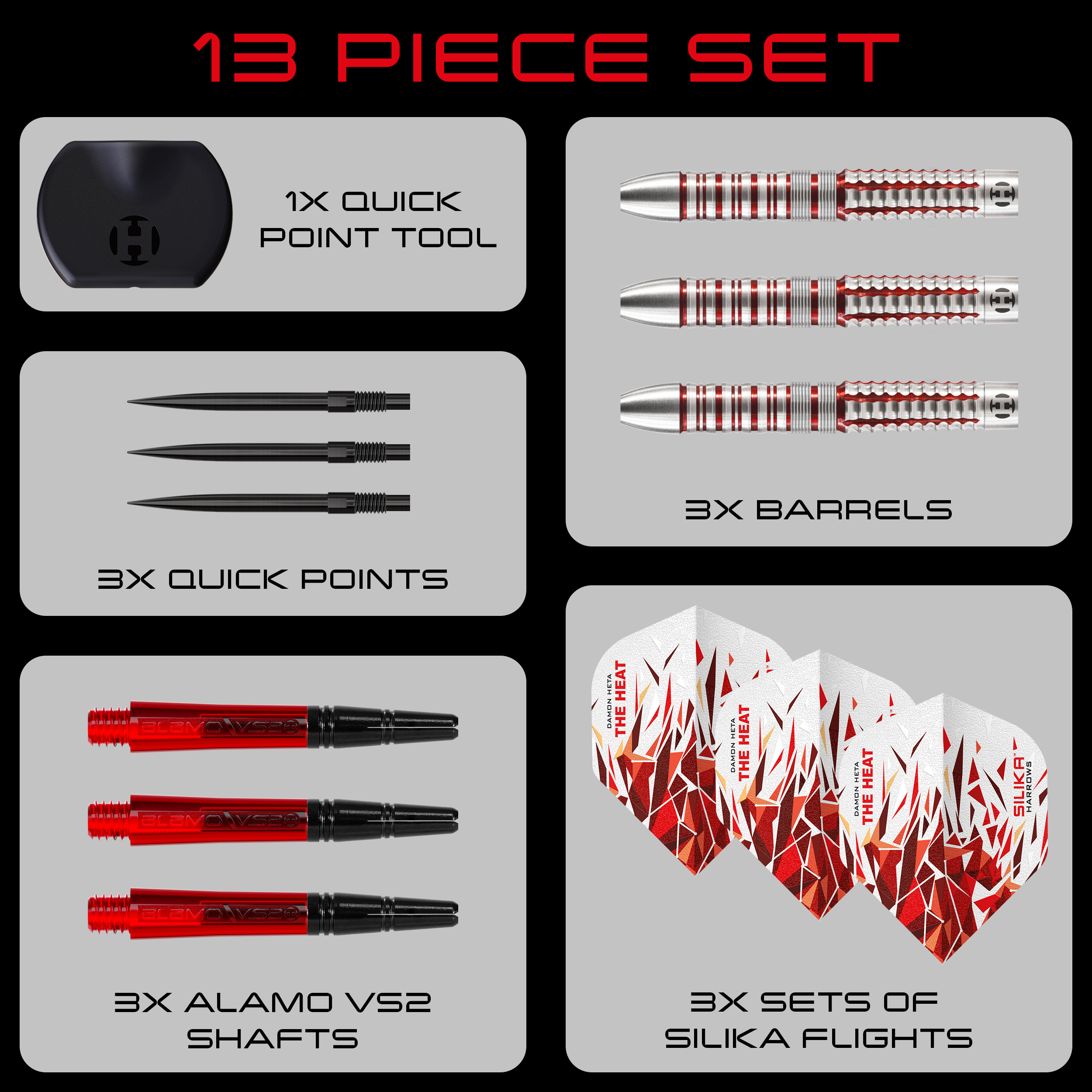 Damon Heta 90% Series 2 Quick Point Darts
