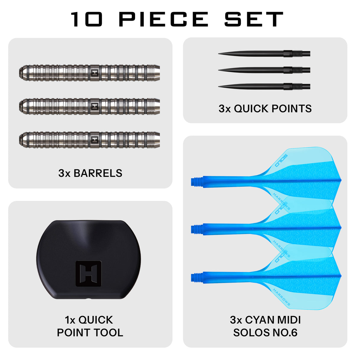 Flux Pro Tungsten Quick Point Darts