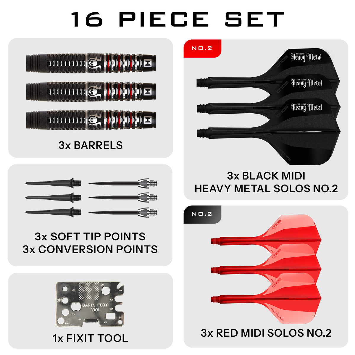 Ryan Searle Geo 90% Tungsten Soft Tip Darts