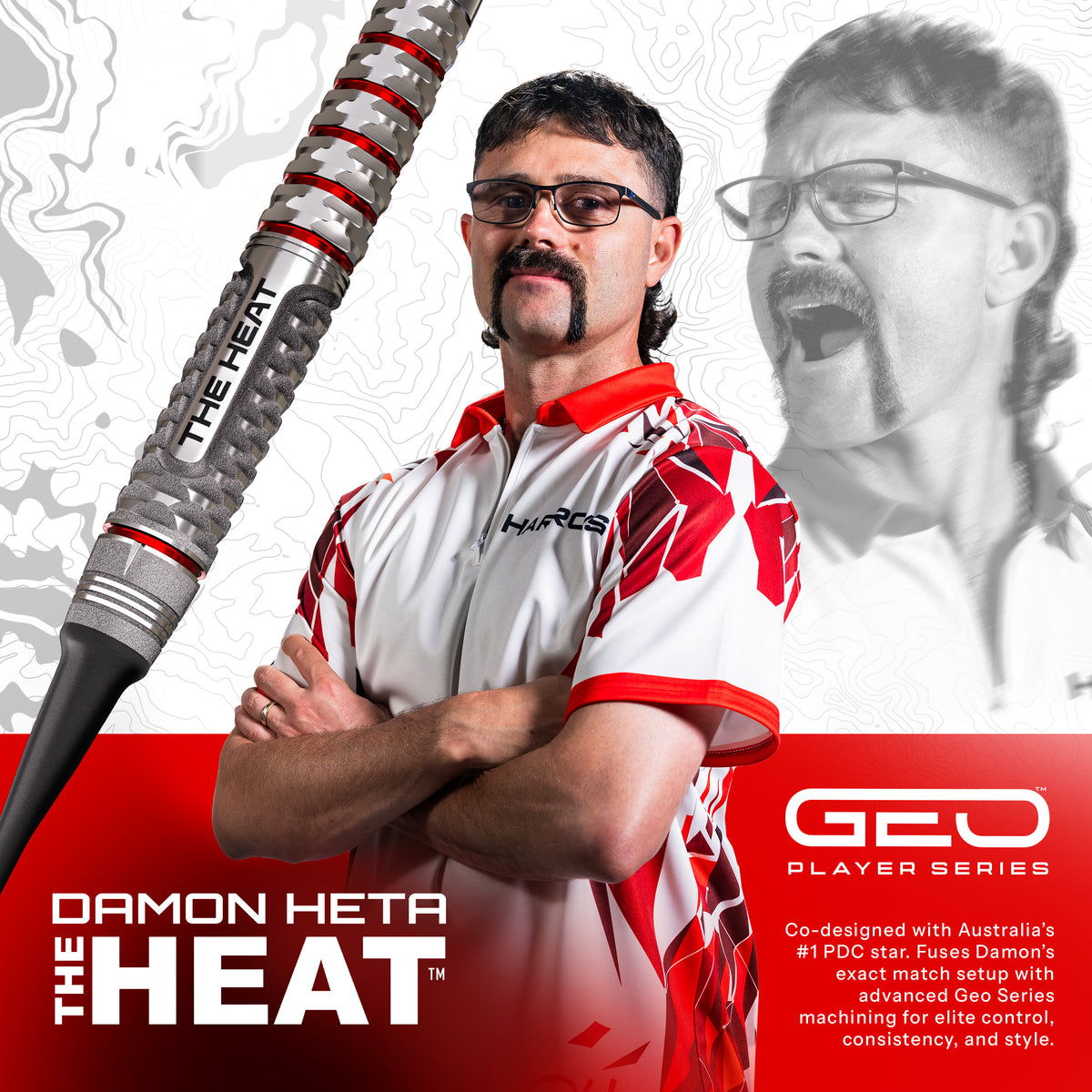 Damon Heta Geo 90% Tungsten Soft Tip Darts