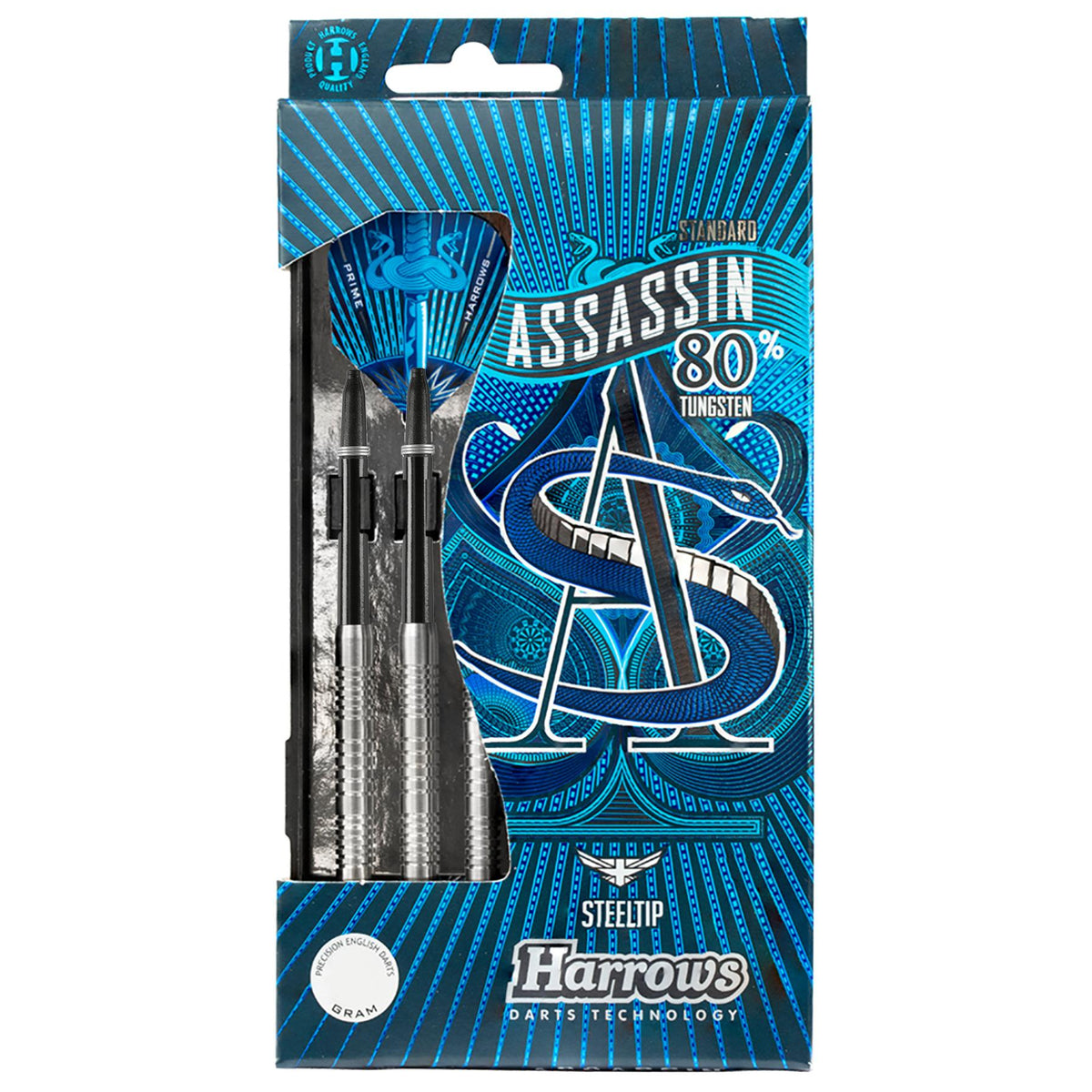 Assassin 80% 22gR Steel Tip Darts