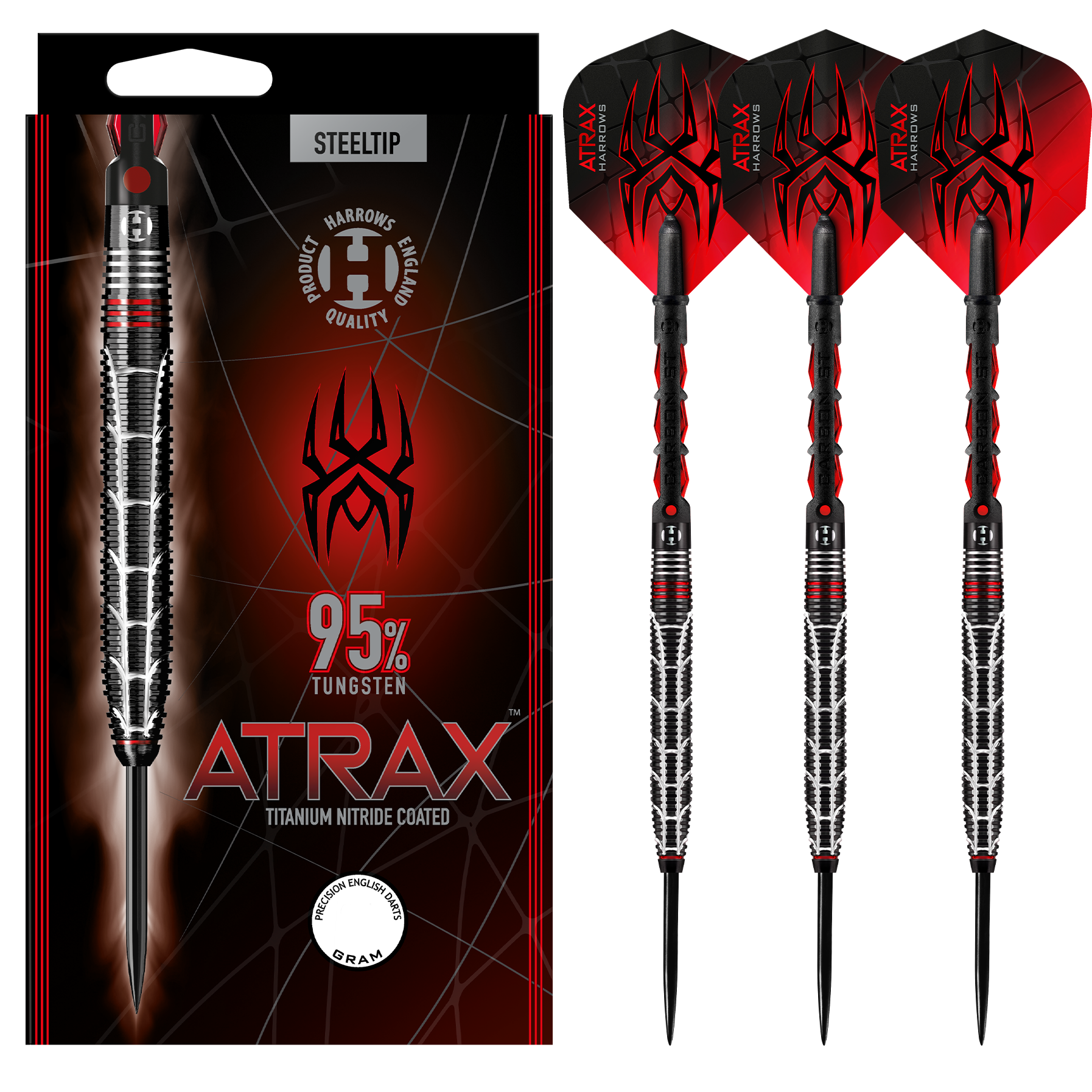 Atrax 95% Steel Tip Darts Atrax 95% Steel Tip Darts