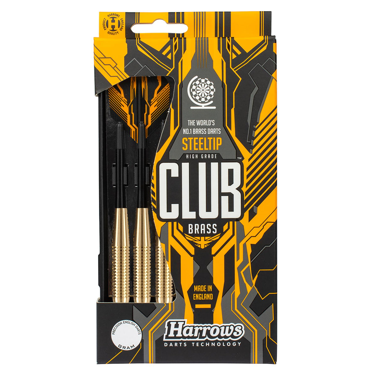 Club Brass 22gR Steel Tip Darts