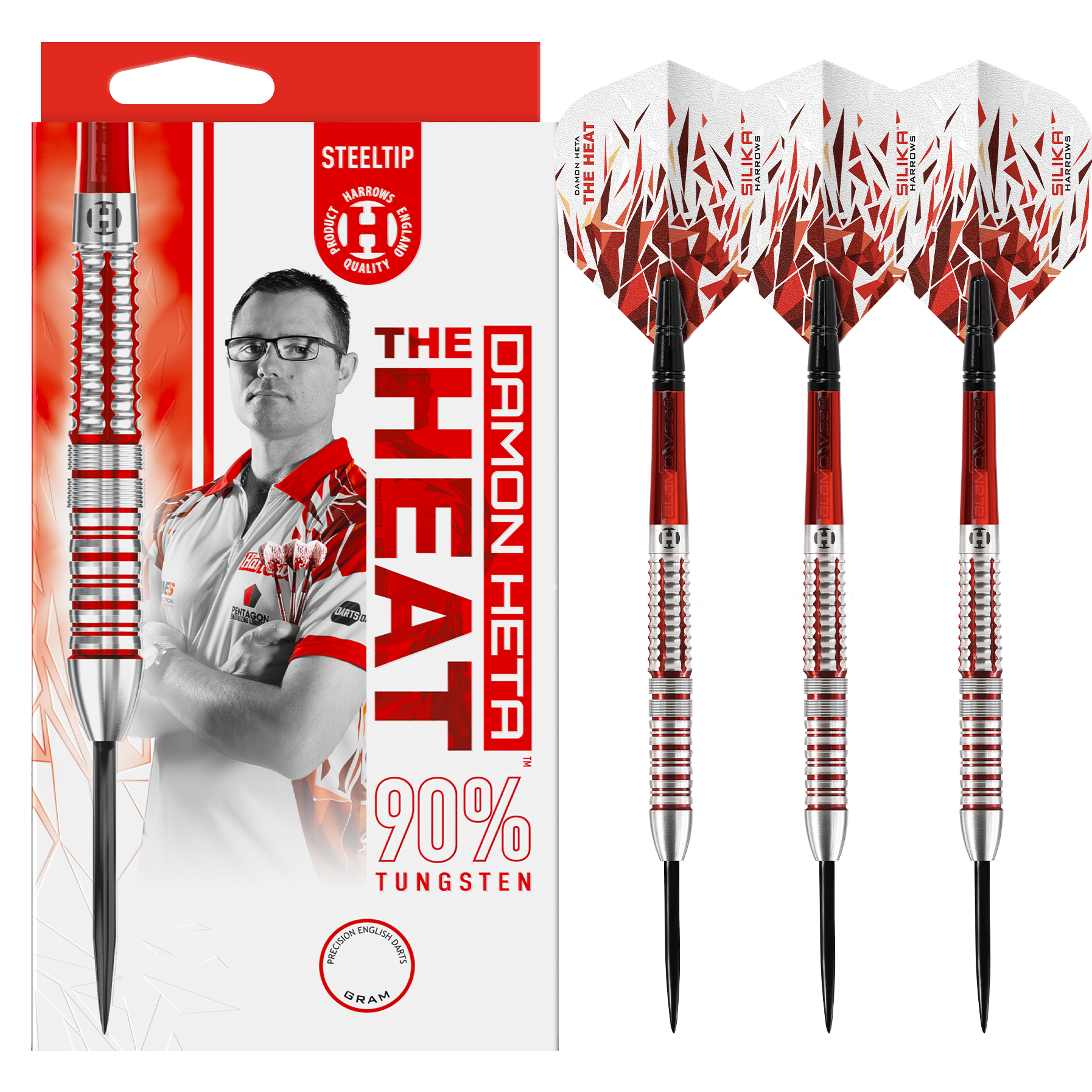 Damon Heta 90% Series 2 Steel Tip Darts
