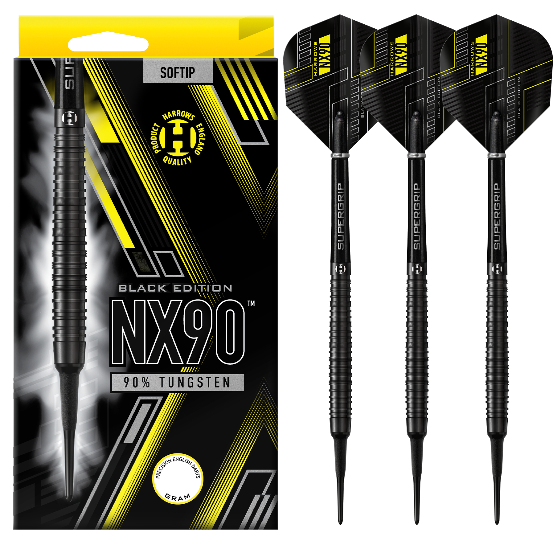 NX90 90% Black Edition Soft Tip Darts NX90 90% Black Edition Soft Tip Darts