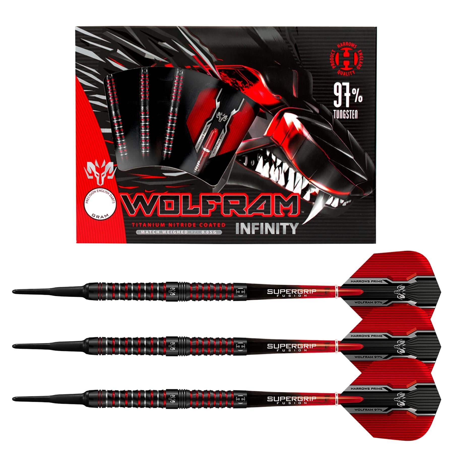 Wolfram Infinity 97% Soft Tip Darts