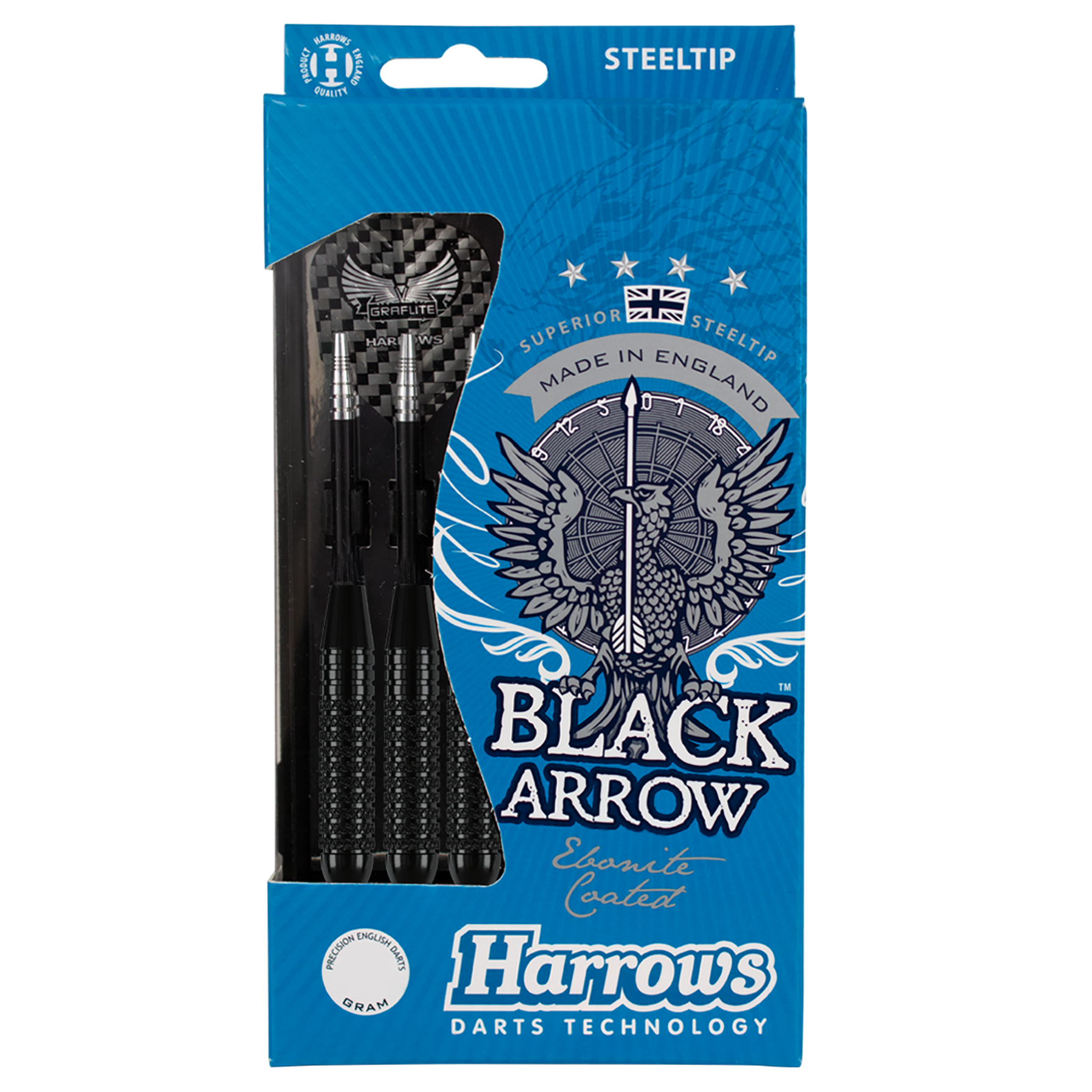 Black Arrow 25gK Steel Tip Darts