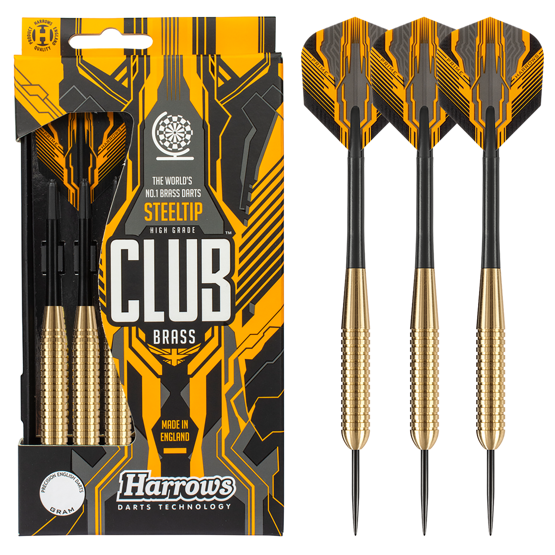 Club Brass 23gR Steel Tip Darts