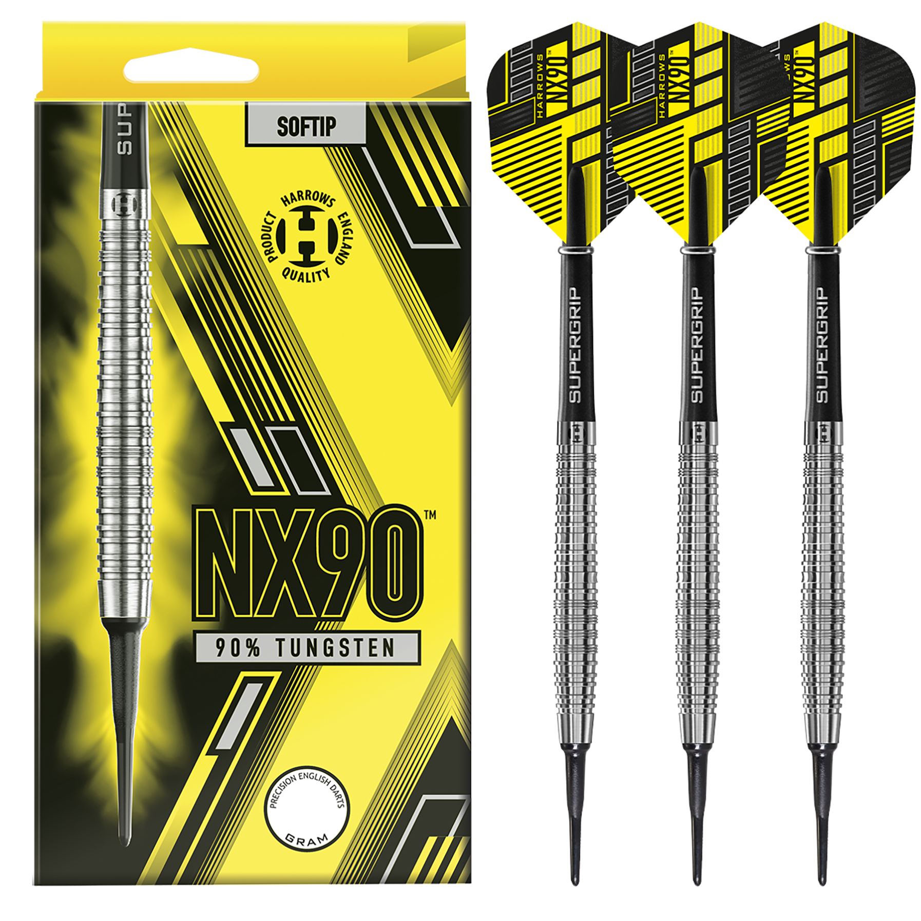 Harrows NX90 Soft Tip Darts | 90% Tungsten Accuracy