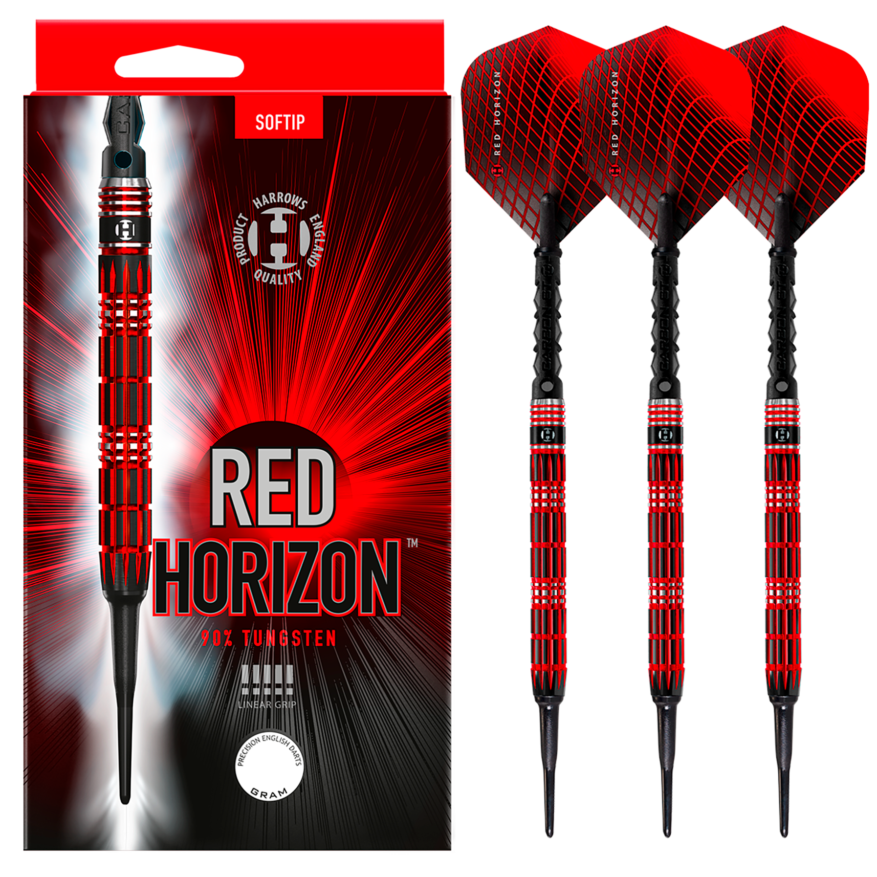 Red Horizon 90% Soft Tip Darts Red Horizon 90% Soft Tip Darts