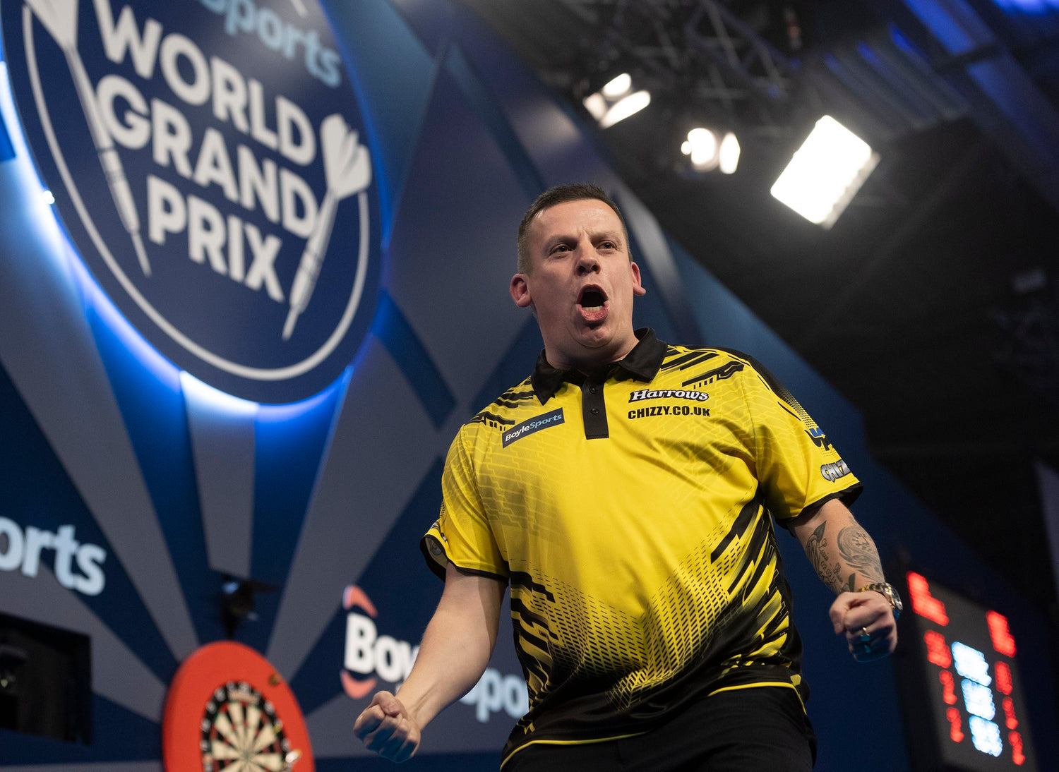 Chisnall completes remarkable fightback as Price avoids scare