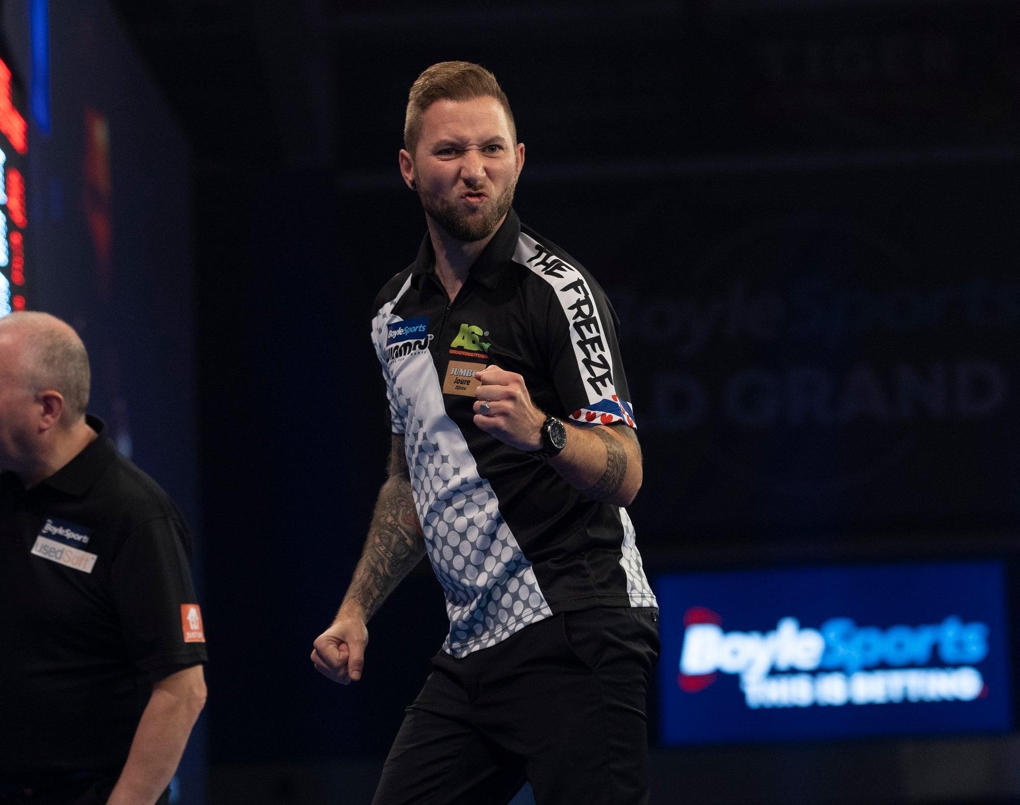 Clayton & Noppert star to reach BoyleSports World Grand Prix last eigh Clayton & Noppert star to reach BoyleSports World Grand Prix last eigh