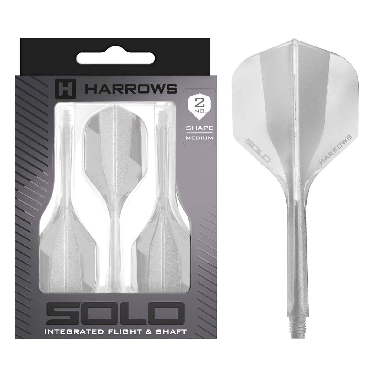 Solo No.2 Integrated Flight and Shaft - Clear