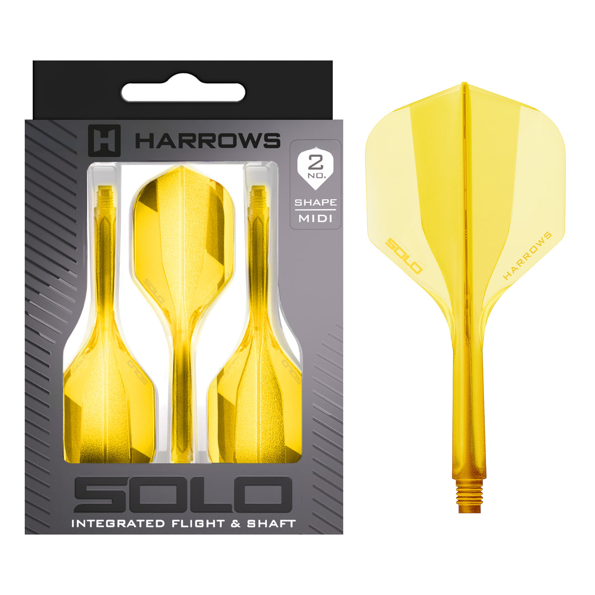 Solo No.2 Integrated Flight and Shaft - Yellow