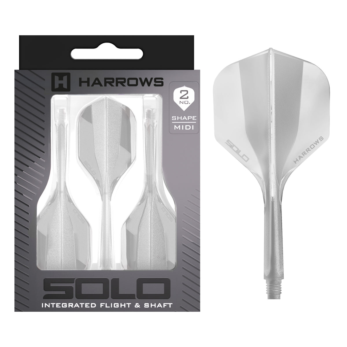 Solo No.2 Integrated Flight and Shaft - Clear