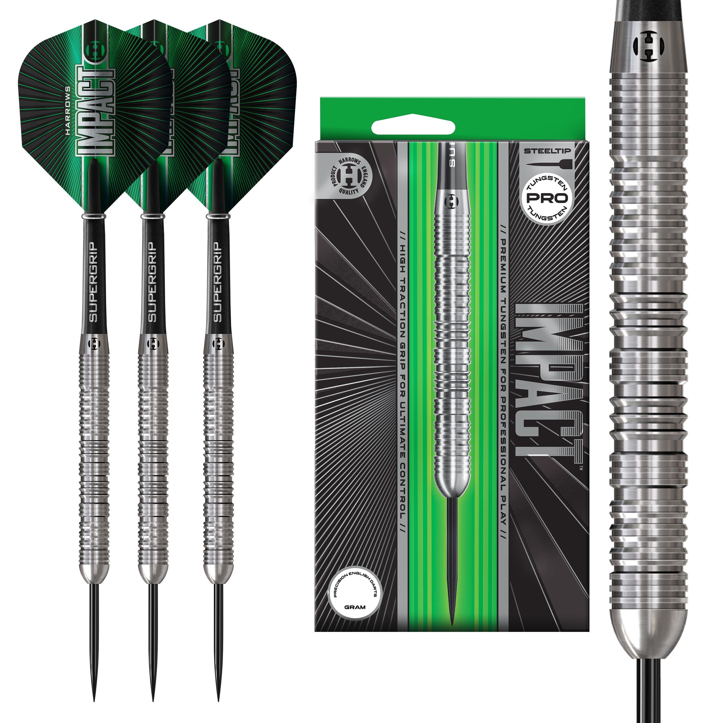 【Harrows】 impact darts 2BA Impact Steel Tip Darts