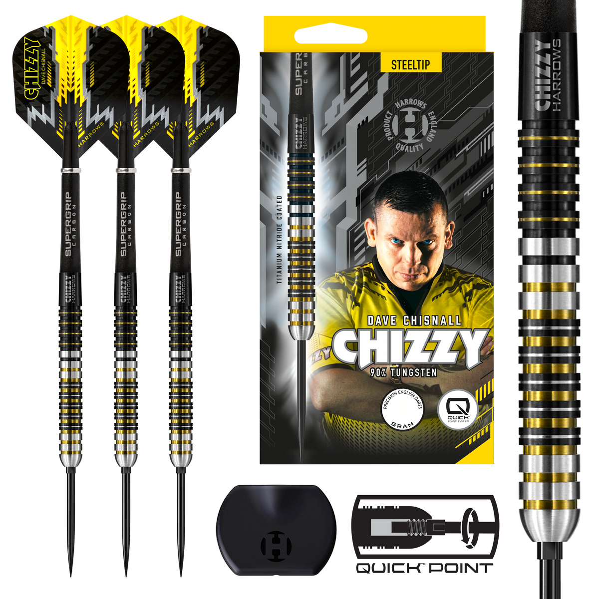 Chizzy 90% Quick Point Darts