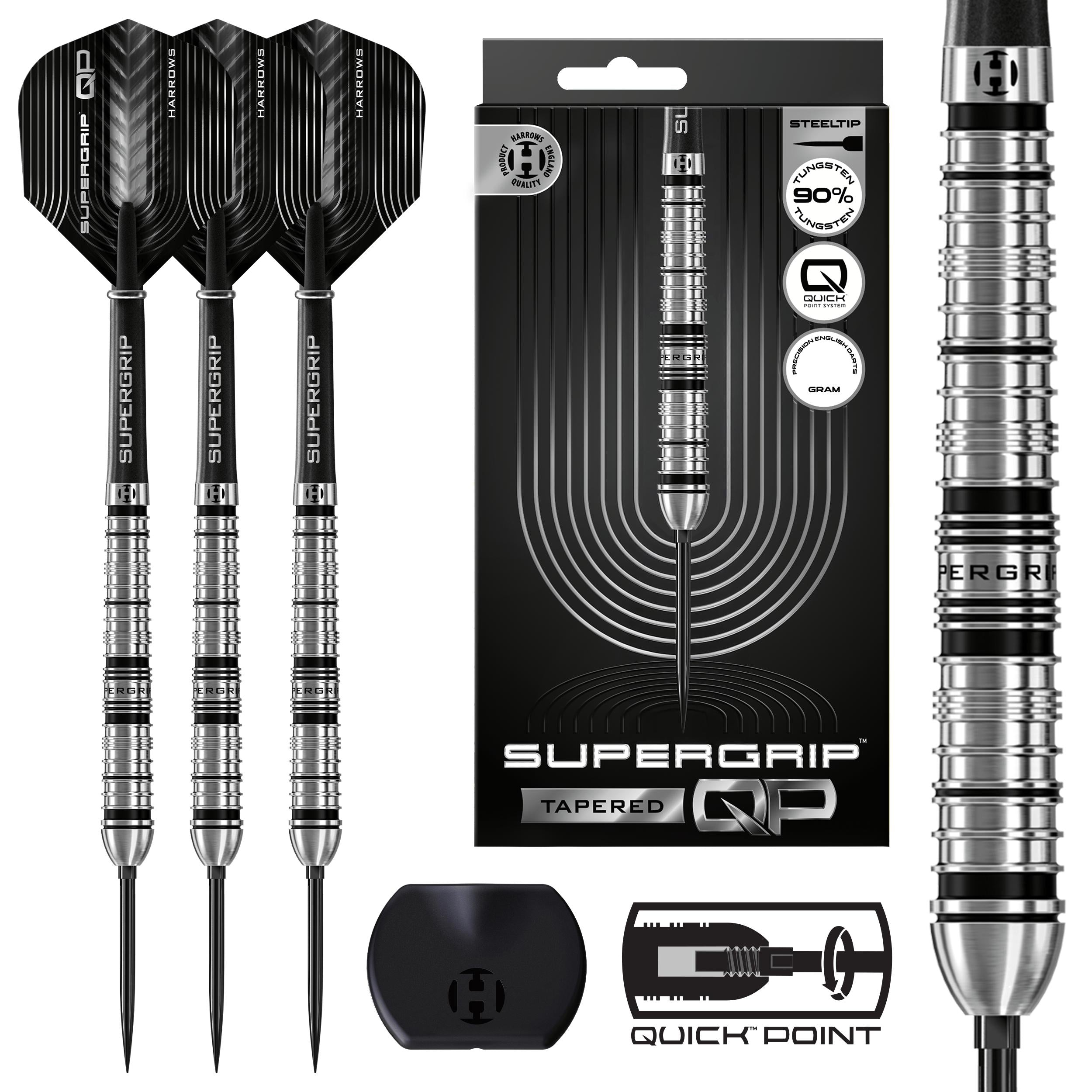 Supergrip QP Tapered 90% Quick Point Darts