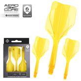 Yellow Solo integrated flight and shaft system with Aero Core Technology branding and packaging on a white background