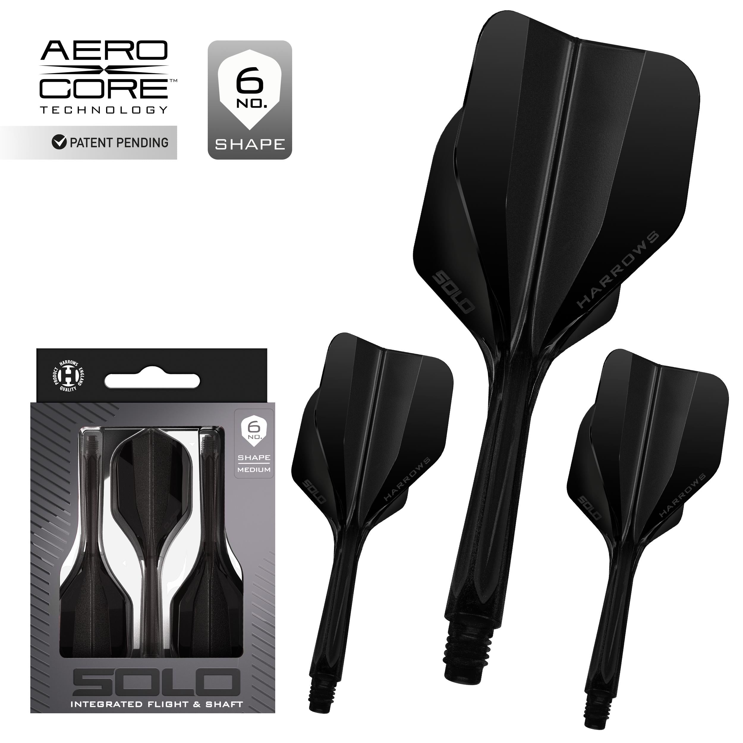 Solo: Integrated Flight and Shaft - Black