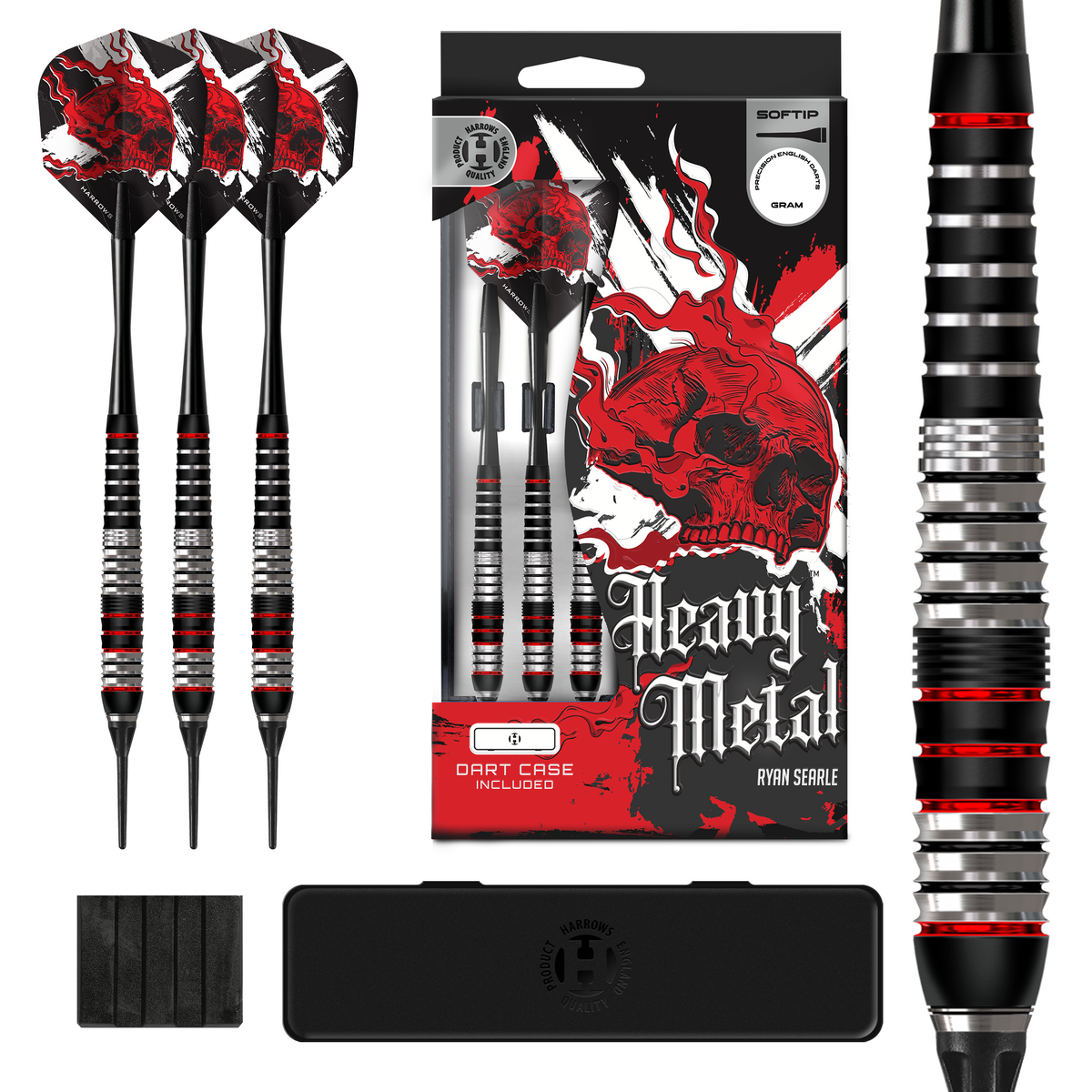 Heavy Metal Stainless Steel Soft Tip Darts