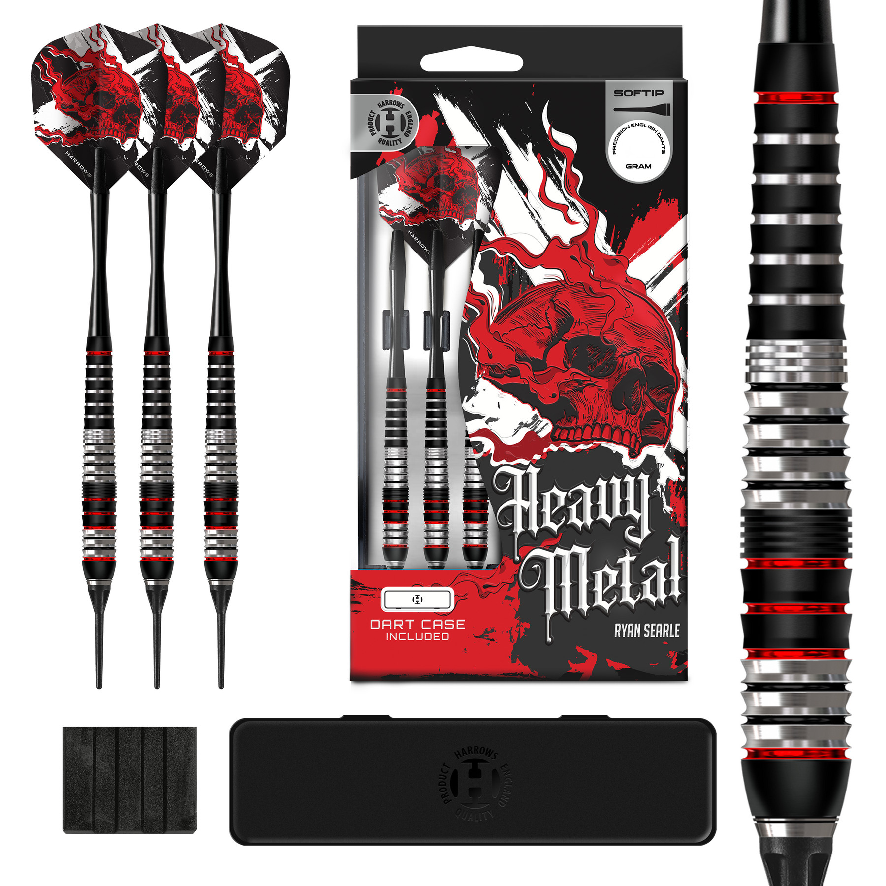 Heavy Metal Stainless Steel Soft Tip Darts