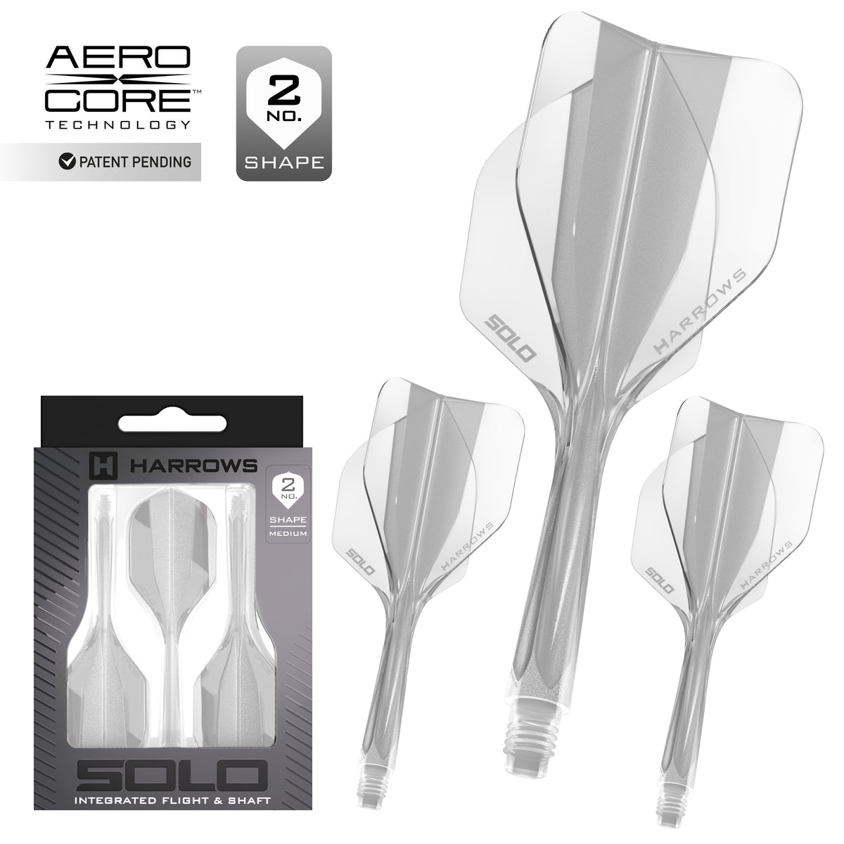 Solo No.2 Integrated Flight and Shaft - Clear
