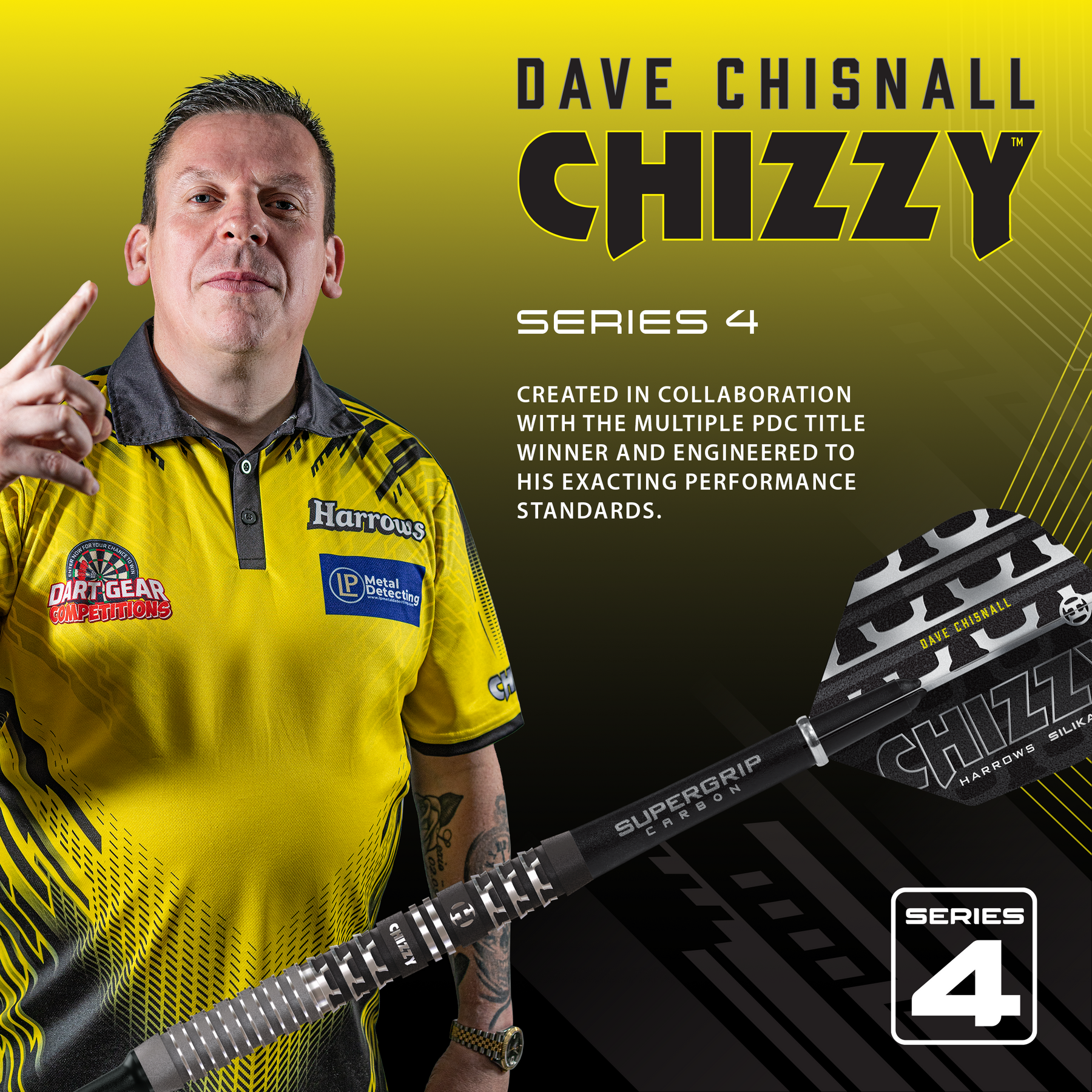 Chizzy 90% Series 4 Soft Tip Darts