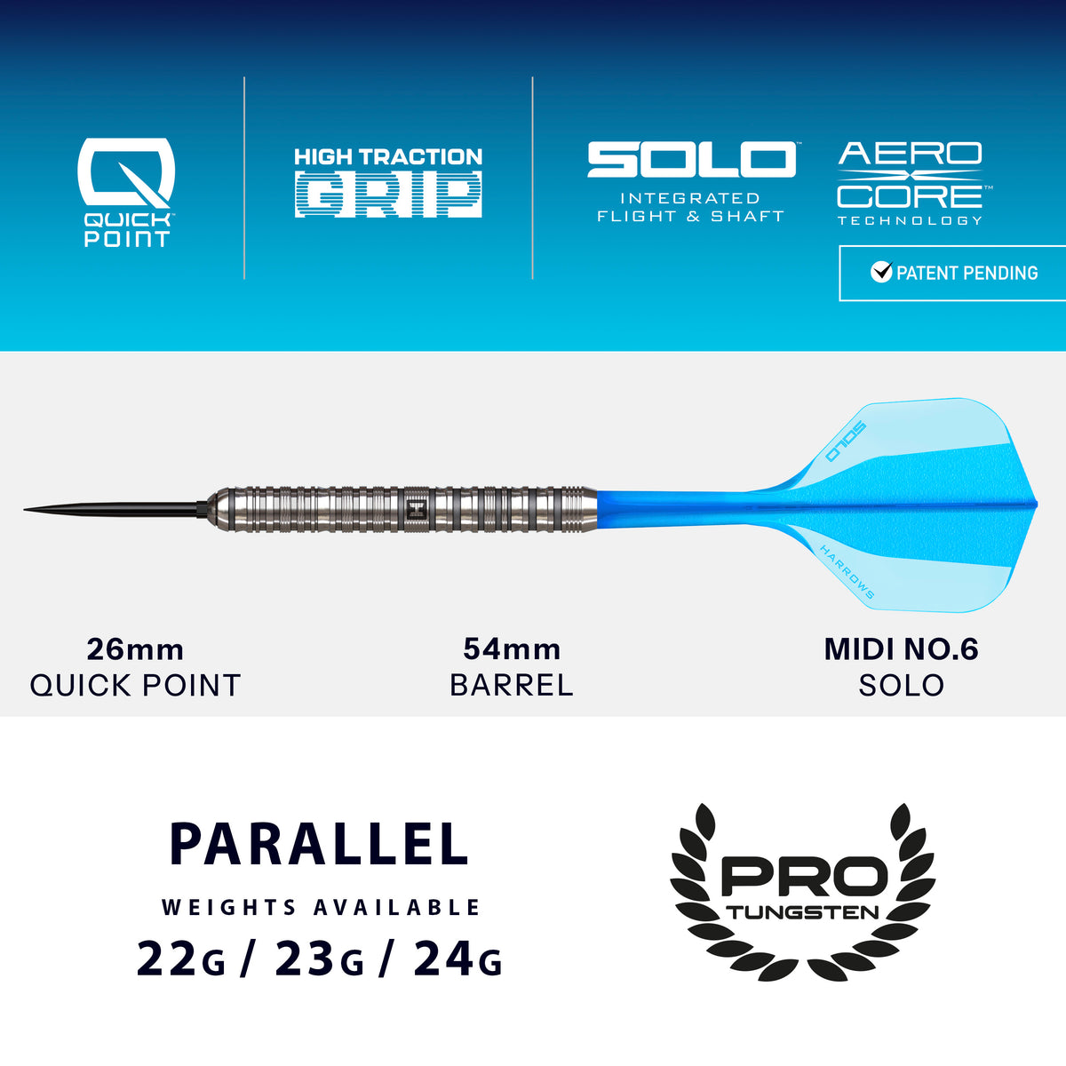 Flux Pro Tungsten Quick Point Darts