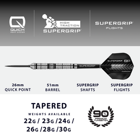 Supergrip QP 90% Quick Point Darts