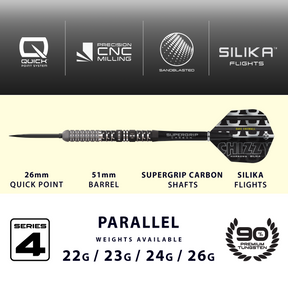 Chizzy 90% Series 4 Quick Point Darts