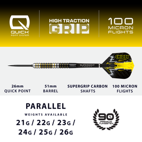 Chizzy 90% Quick Point Darts