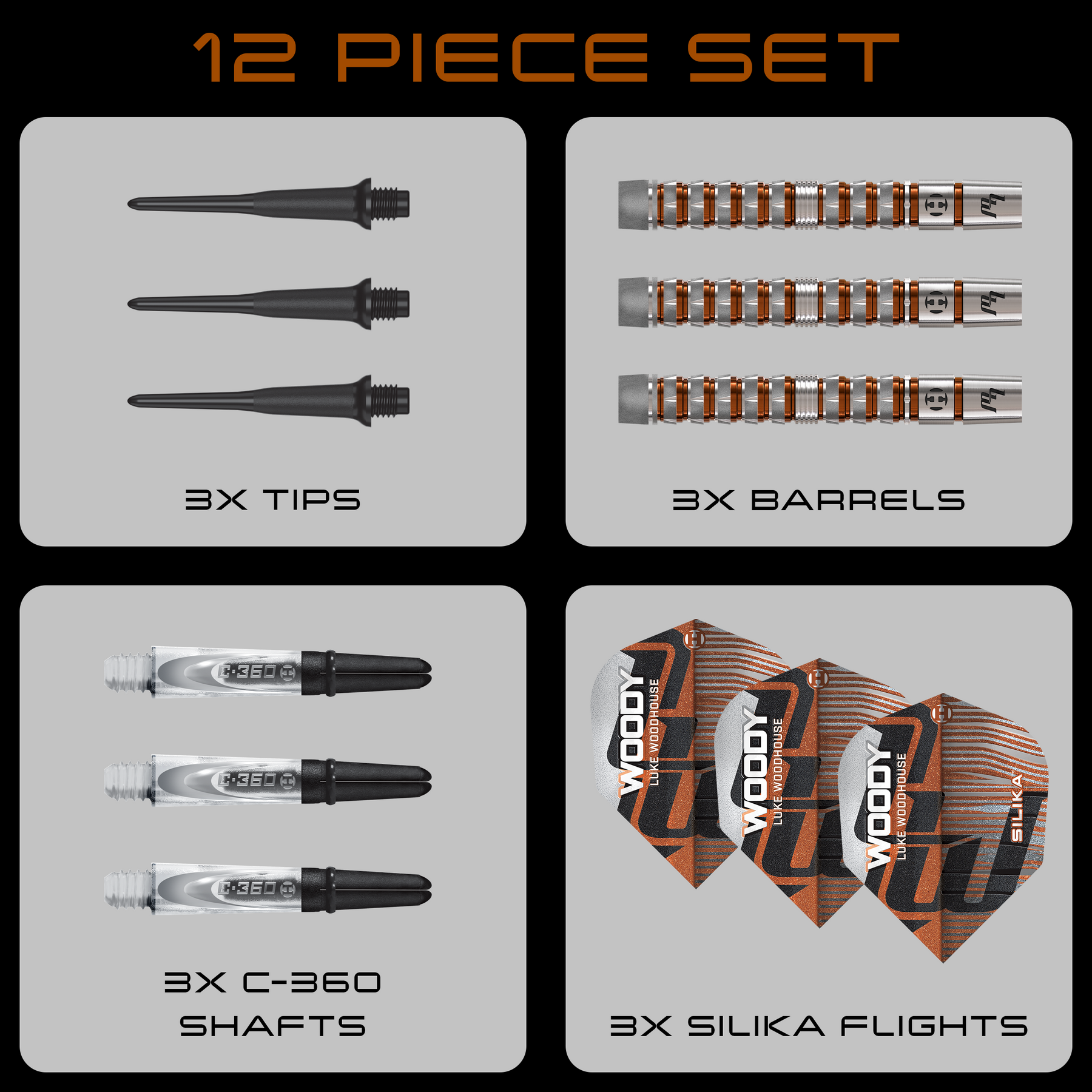 Luke Woodhouse 90% Series 3 Soft Tip Darts